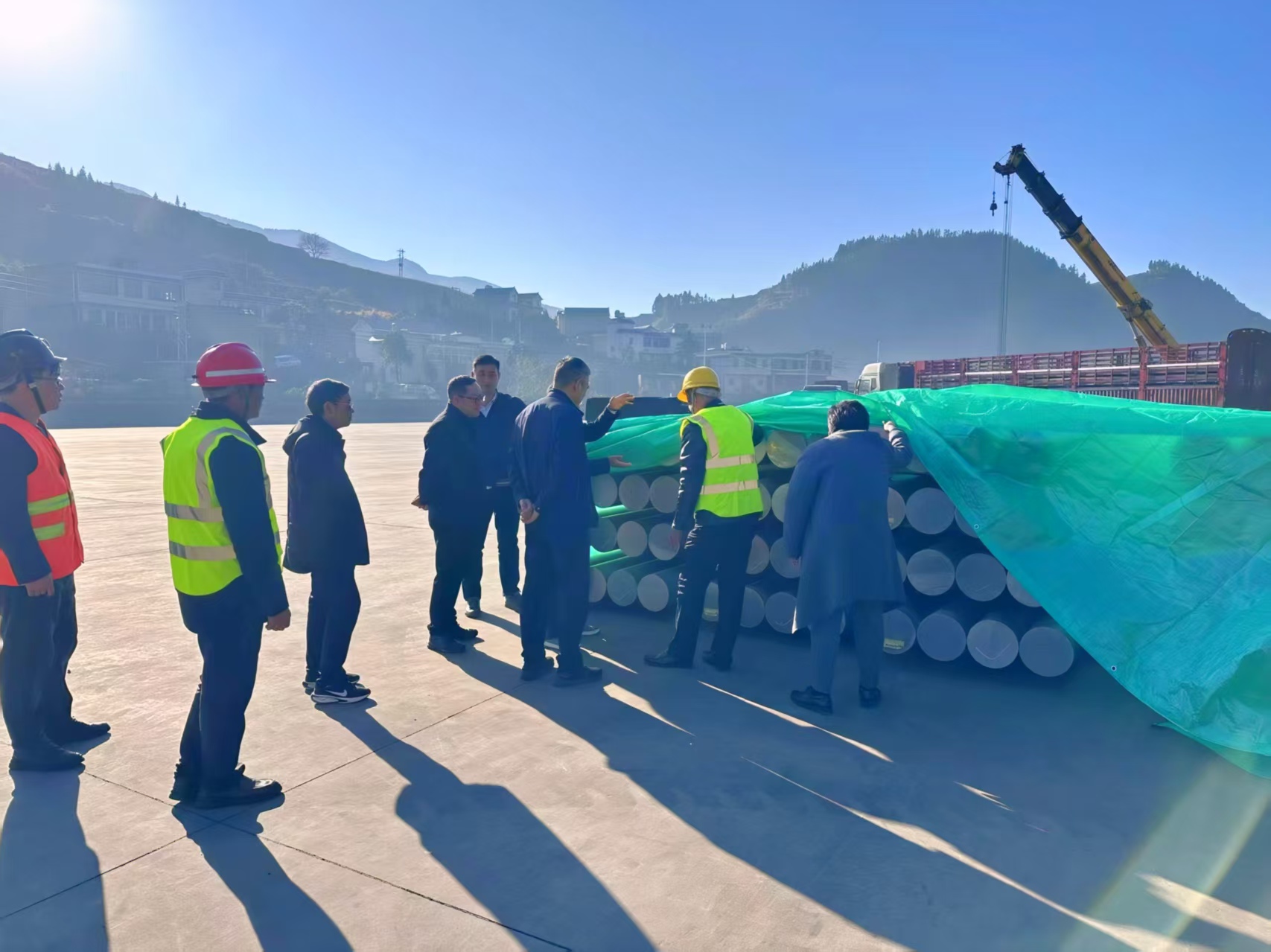 中铝物流集团专职董事到后所煤矿公司 调研指导物流工作